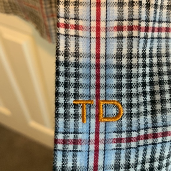 Thomas Dean plaid dress shirt - Picture 5 of 6